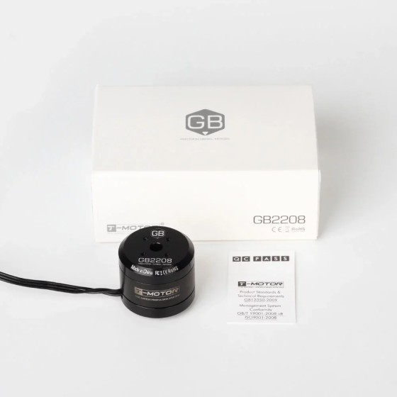 T-MOTOR GB2208 128kv Hollow Shaft Brushless Gimbal Motor for RC Drone Airplane UAV